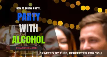 Alcohol-infused Hotel Party: A Guide to Let Loose