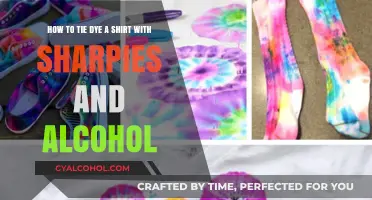 Create Sharpie Tie-Dye Shirts with Rubbing Alcohol