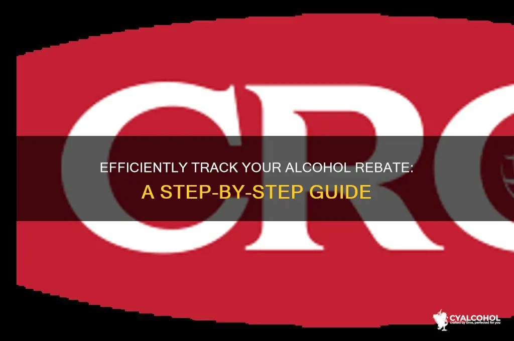 how to track an alcohol rebate