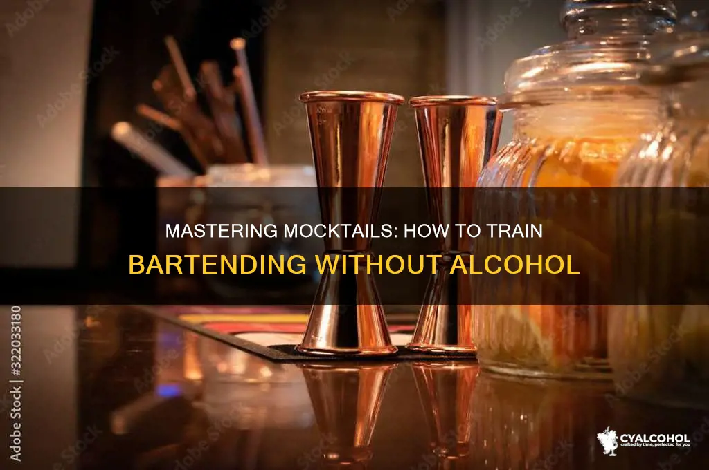 how to train bartending wihtout alcohol