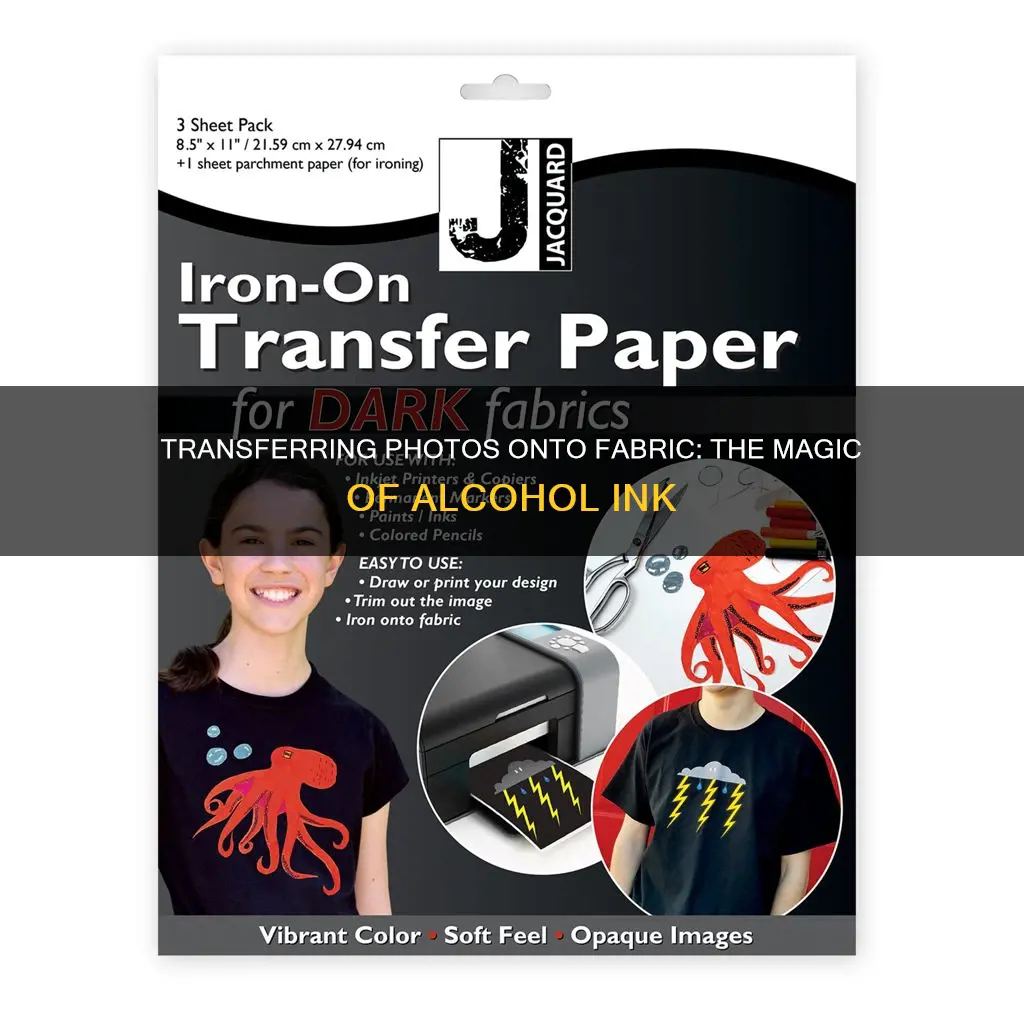 how to transfer a picture onto fabric with alcohol