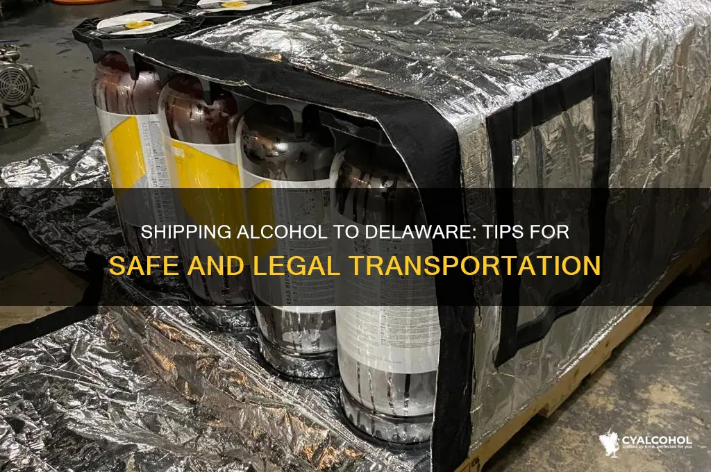 how to transport alcohol to delaware