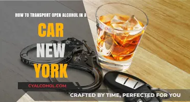 Transporting Open Alcohol in Your Car: New York Rules