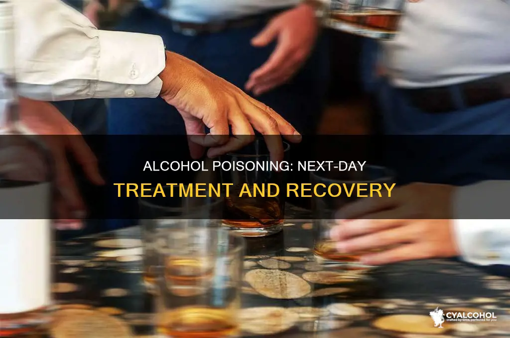 how to treat alcohol poisoning the next day