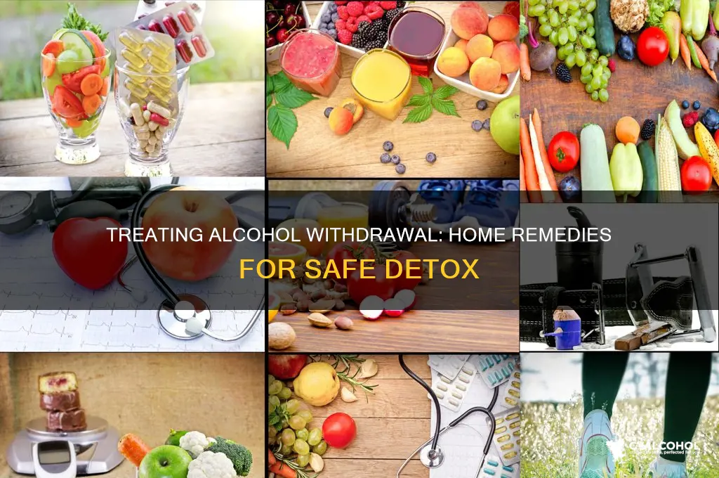 how to treat alcohol withdrawal symptoms at home