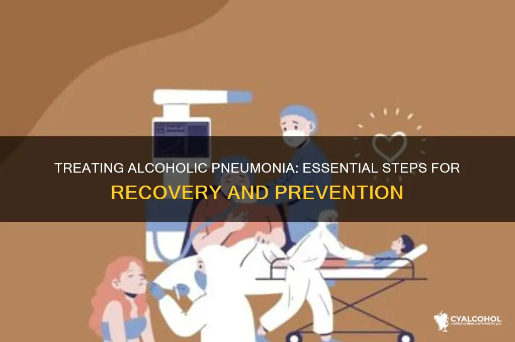 how to treat alcoholic pneumonia
