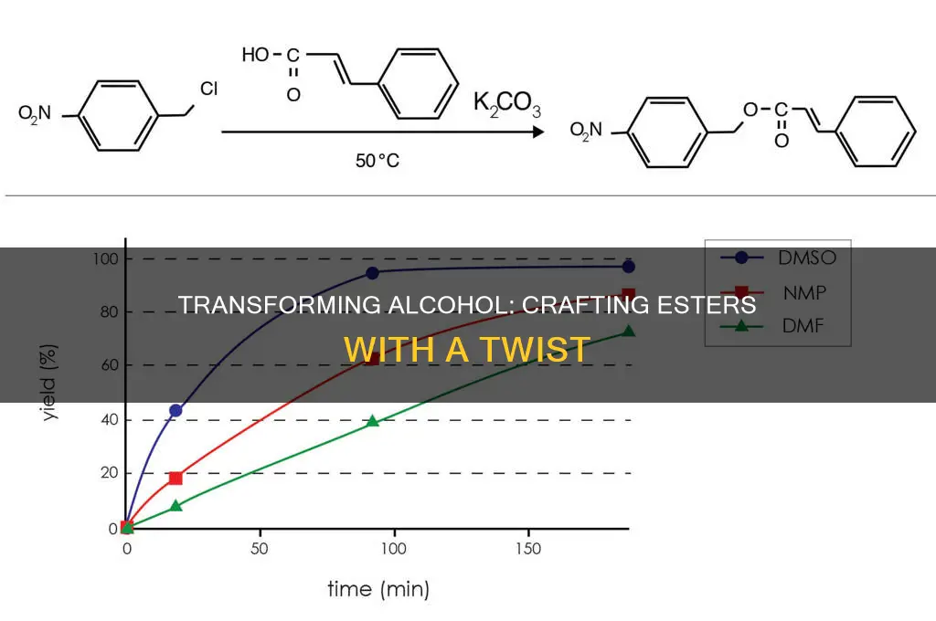 how to turn an alcohol into an ester