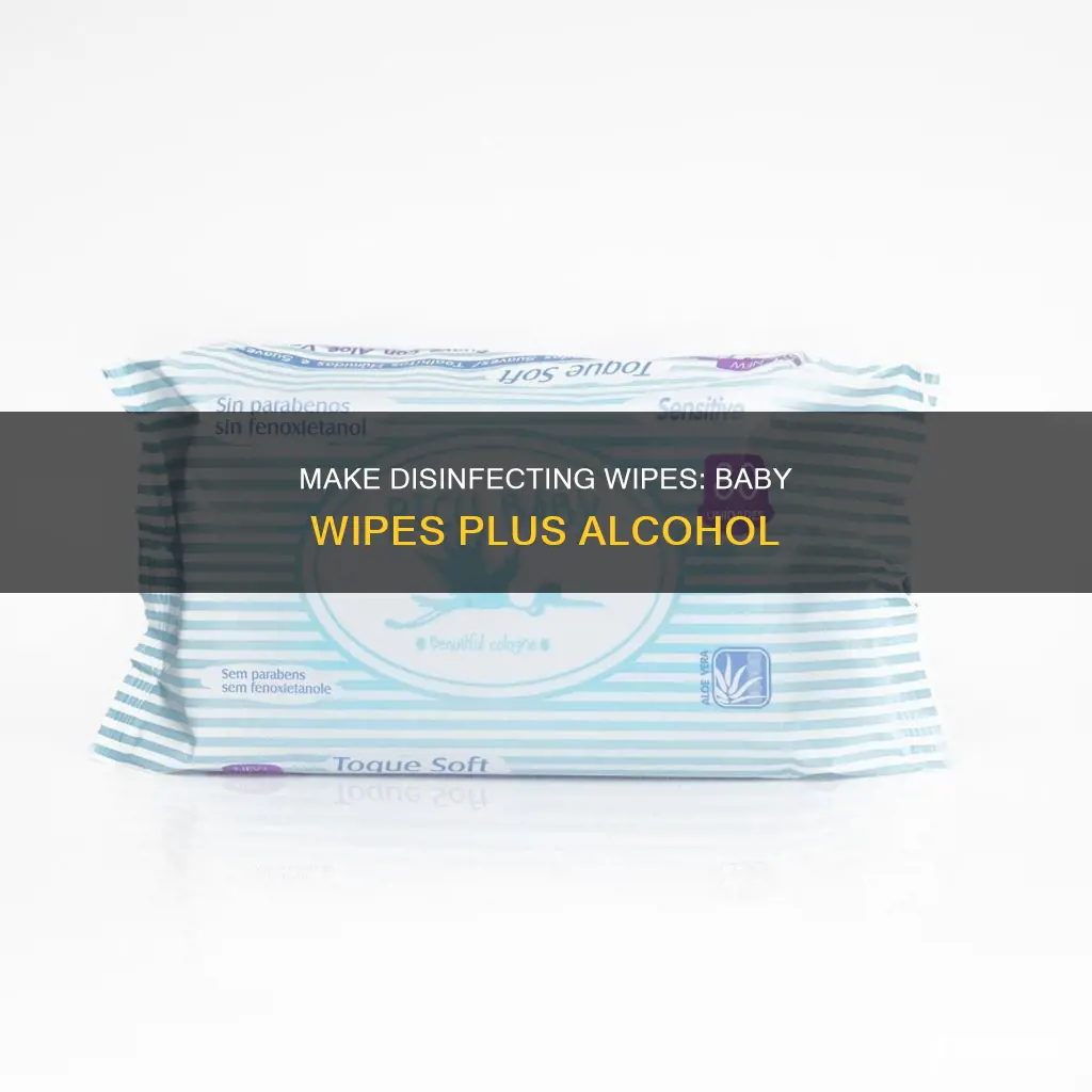 how to turn baby wipes into disinfecting wipes with alcohol