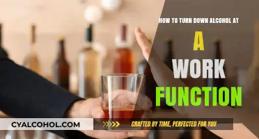 Navigating Work Functions: Politely Declining Alcohol