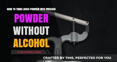 Transform Loose Powder: Pressed Powder, No Alcohol Needed