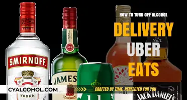 Alcohol Delivery: Turning Off with Uber Eats