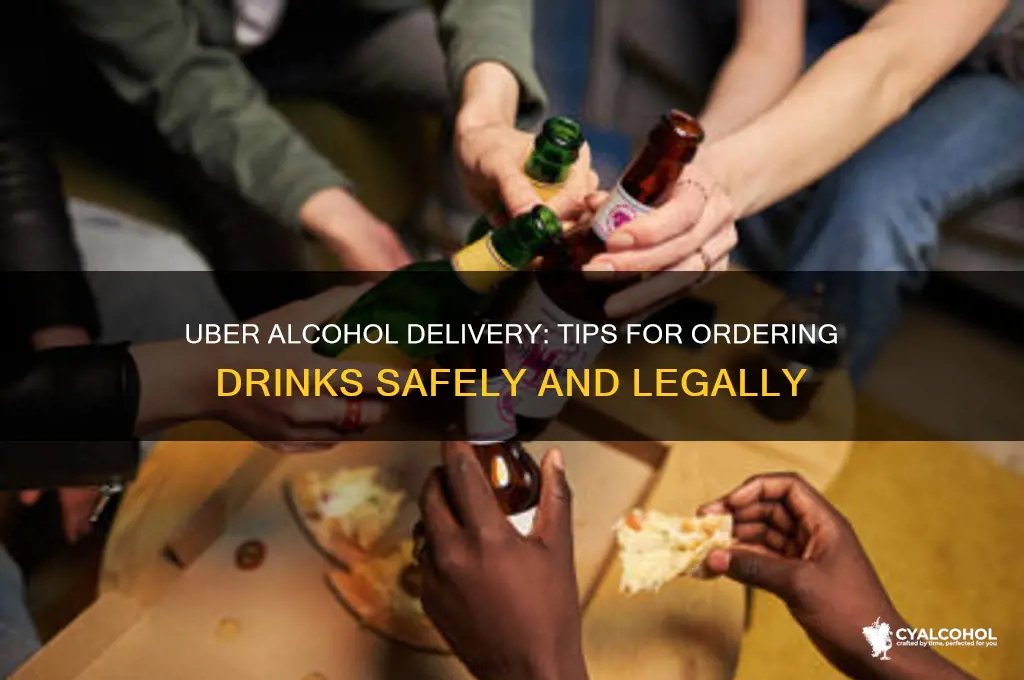 how to uber alcohol