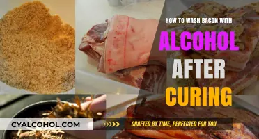 Cleaning Cured Bacon: Alcohol Rinse Method