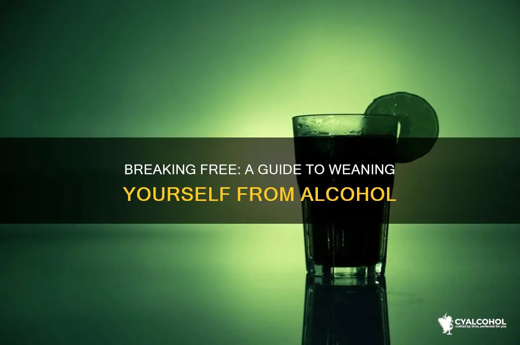 how to wean yourself from alcohol