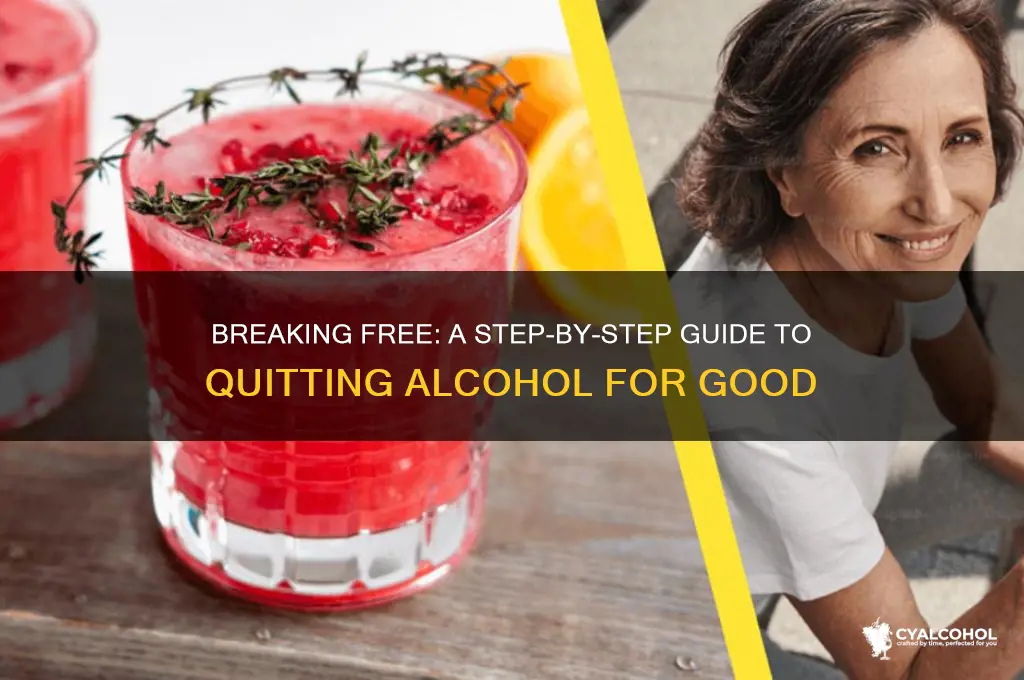 how to wein yourself from alcohol