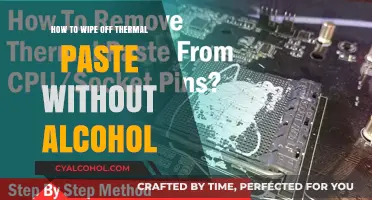 Clean Thermal Paste Without Alcohol: Effective Methods