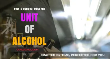 Smart Drinking: Calculating Alcohol Unit Price