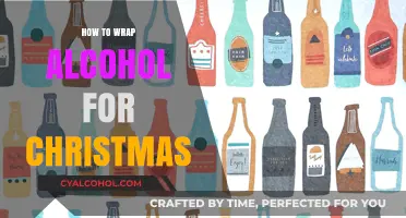 Creative Christmas Gift Wrapping Ideas for Alcohol Bottles
