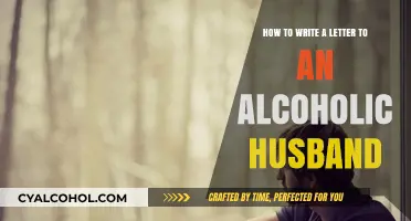 Writing a Letter to Your Alcoholic Husband