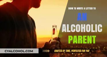 Writing to an Alcoholic Parent: Tips and Guidance