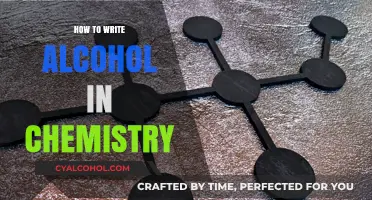 Mastering Chemical Notation: Accurately Writing Alcohol Formulas in Chemistry