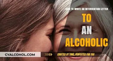 Writing an Intervention Letter to an Alcoholic