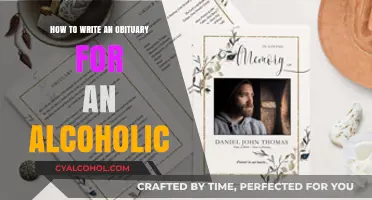Writing an Obituary for an Alcoholic: A Dignified Farewell