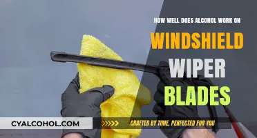 Alcohol's Effect on Windshield Wipers: A Quick Fix?