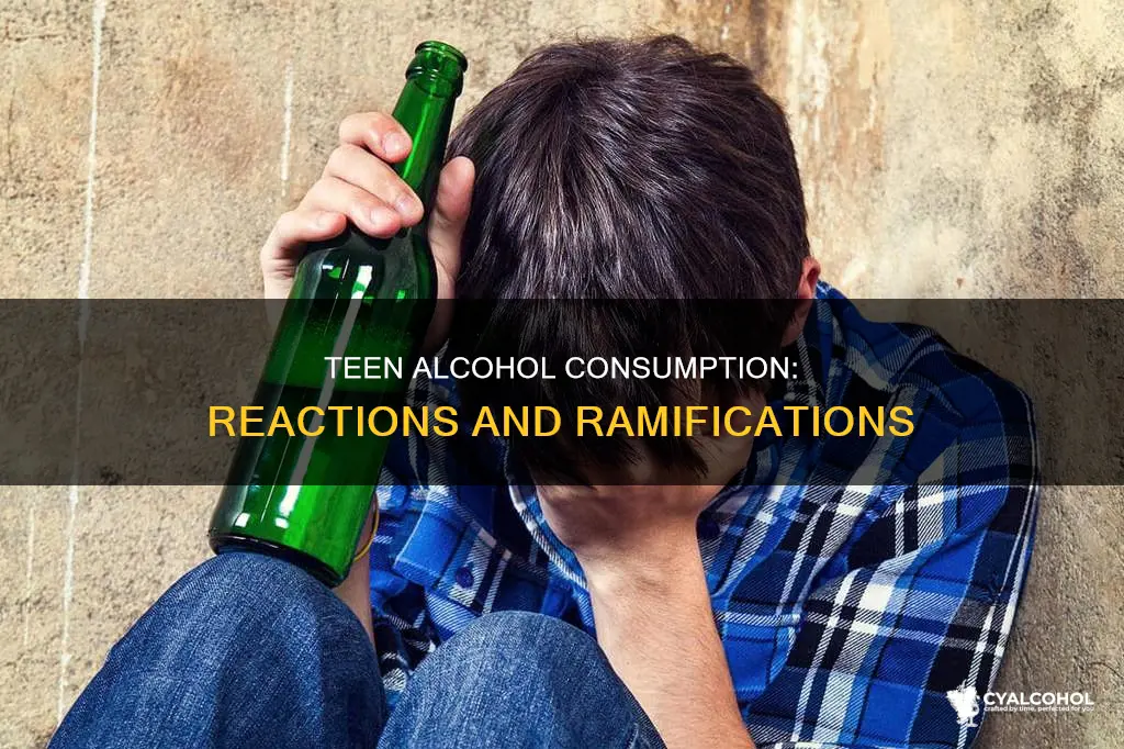 how would a 13 year old react to alcohol
