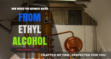 Separating Water and Ethyl Alcohol: Effective Techniques