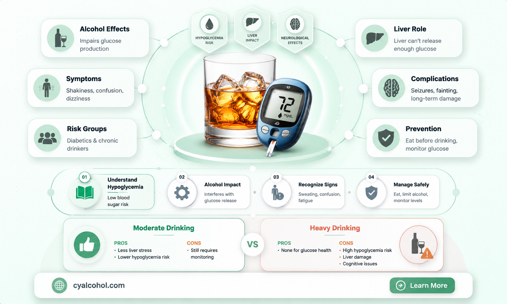 are alcoholics typically hypoglycemic