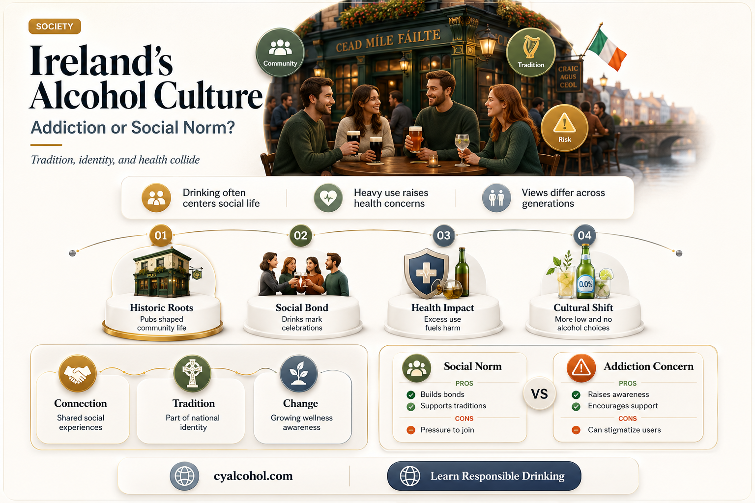 are ireland people addicted to alcohol