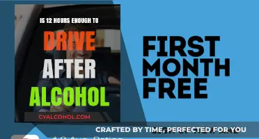 Safe Driving: Hours After Drinking Alcohol