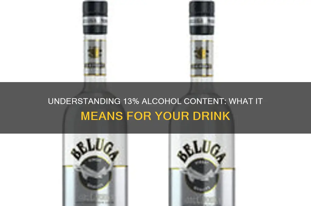 is 13 alcohol