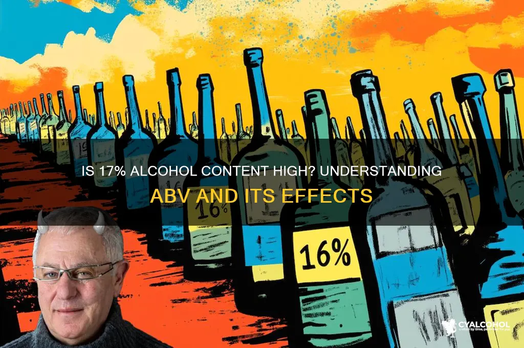 is 17 alcohol alot