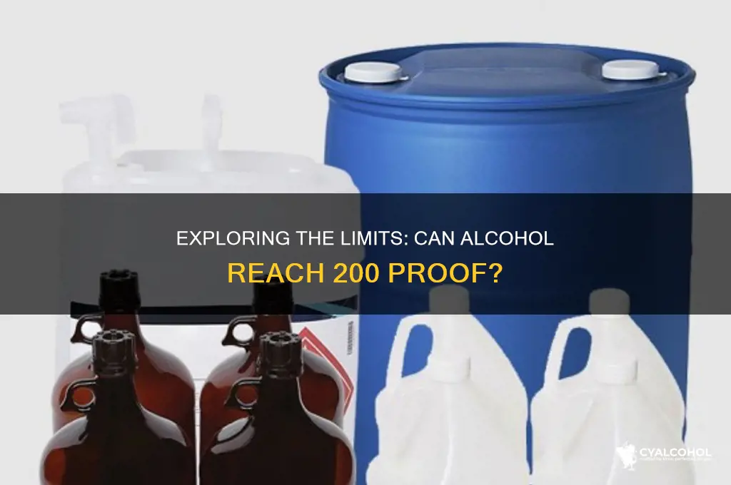 is 200 alcohol possible