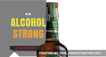 Understanding Alcohol Strength: Is 25% ABV Considered Strong?