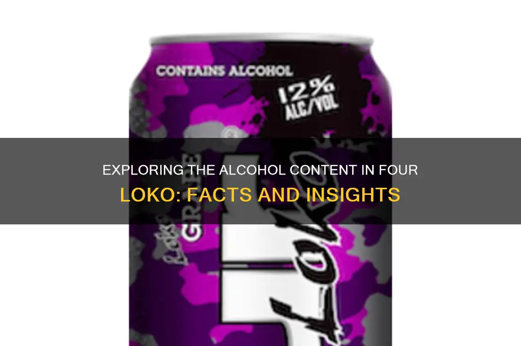 is 4 loko alcohol