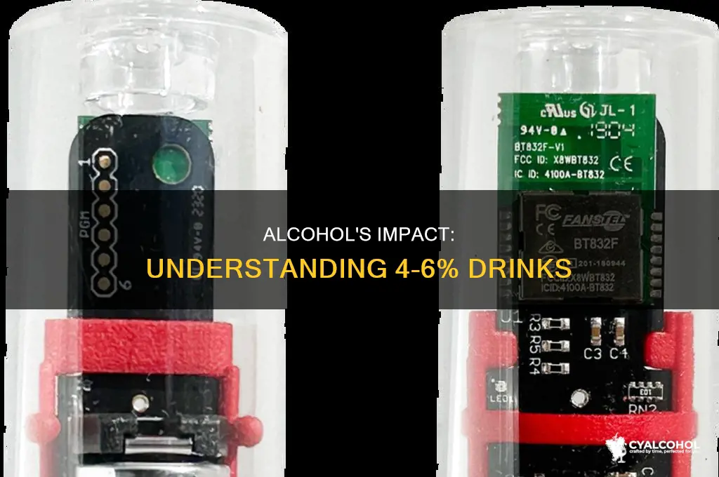 is 4 to 6 percent alcohol a lot