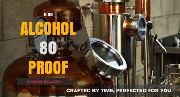 Understanding Alcohol Proof: Is 40% ABV Equivalent to 80 Proof?