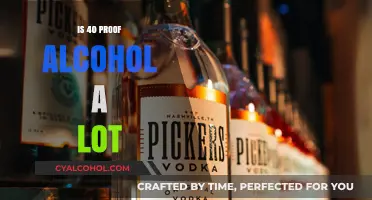 Understanding 40 Proof Alcohol: Is It Considered a High Alcohol Content?