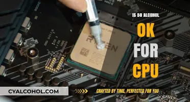Is 50% Alcohol Safe for Cleaning Your CPU?