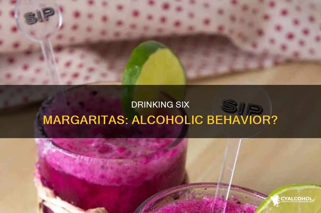 is 6 margaritas in two hours an alcoholic