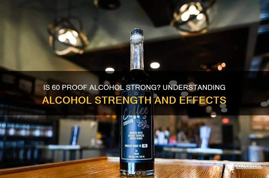 is 60 proof alcohol strong