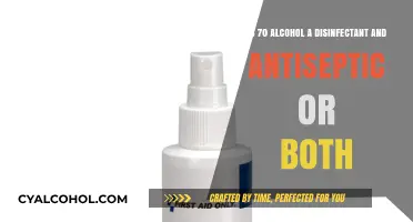 Alcohol Power: Disinfectant and Antiseptic Properties of 70% Alcohol