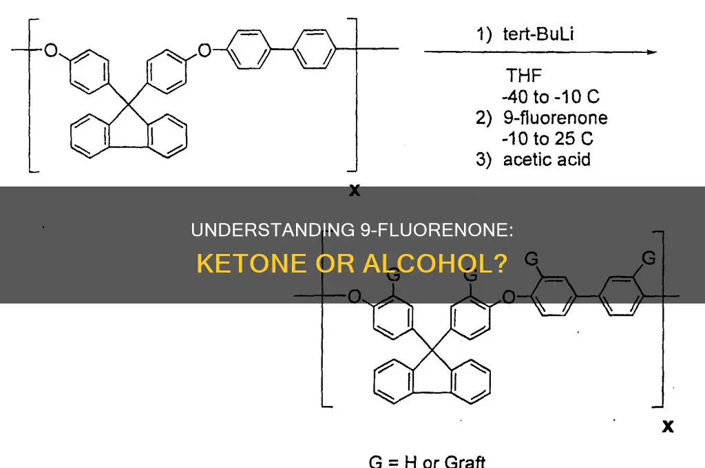 is 9-fluorenone a ketone or an alcohol