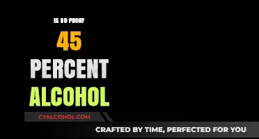 Understanding Alcohol Proof: Is 90 Proof Equivalent to 45% Alcohol?