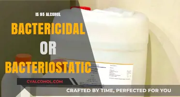 Alcohol at 95%: Bactericidal or Bacteriostatic? Unraveling the Truth