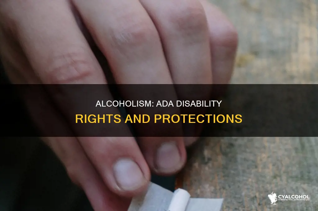 is a alcoholic considered a disablity under ada