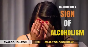Red Nose Alert: Alcoholism Sign?